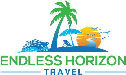 Logo Design By Lovely Logos For Endless Horizon Travel - Graphic Design Clipart (800x600), Png Download