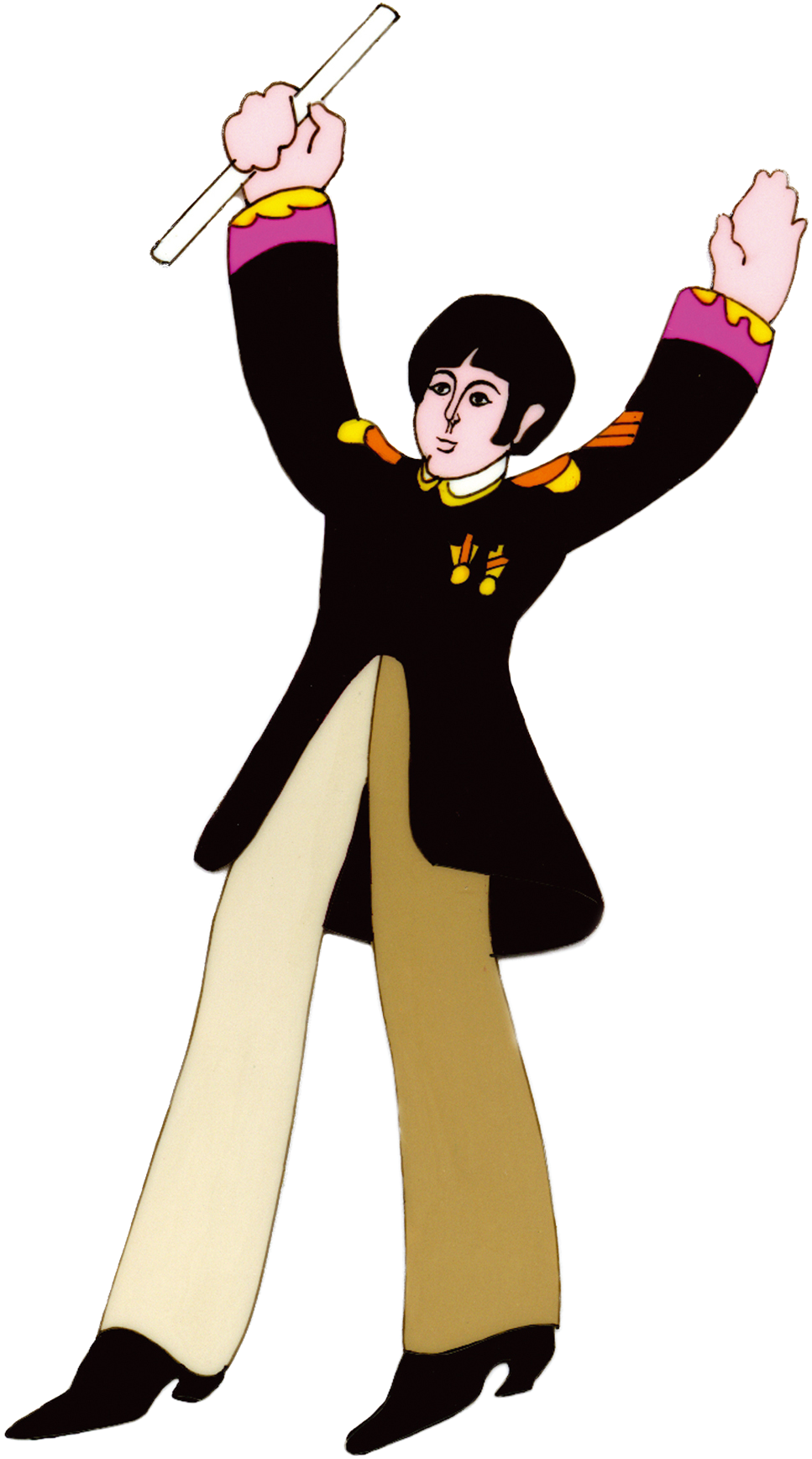 Yellow Submarine - Beatles Yellow Submarine Paul Clipart (1000x1766), Png Download
