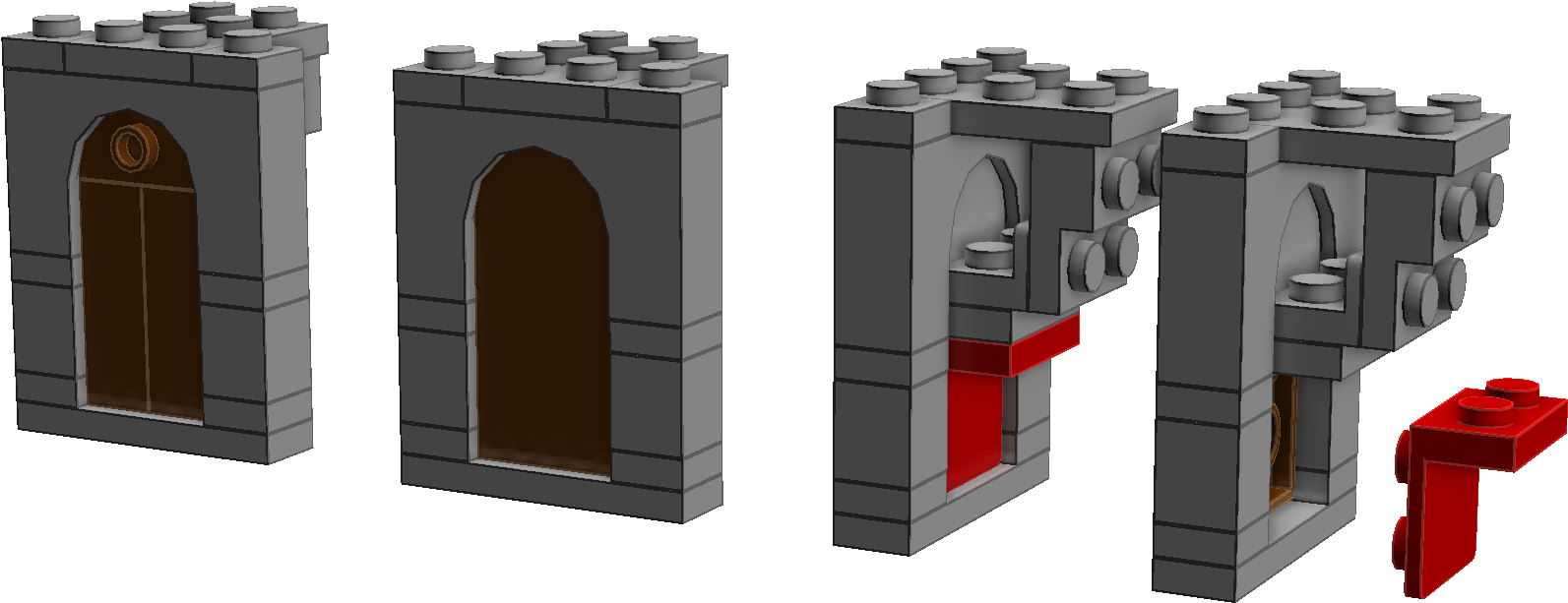 Window3 - Lego Moc Arch Window Clipart (1680x1009), Png Download