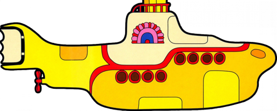 Yellow Submarine Beatles Png , Png Download - Push Pin Studio Milton Glaser Clipart (940x378), Png Download