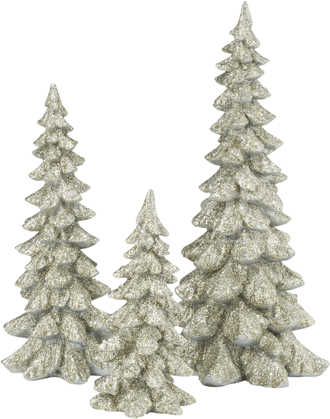 Silver Holiday Trees - Christmas Tree Clipart (850x850), Png Download