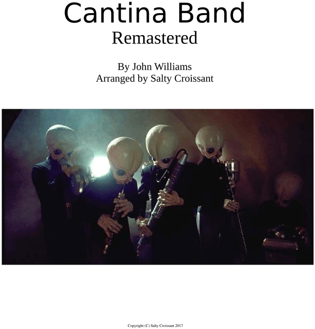 Cantina Band - Remastered - Orchestra Clipart (850x1100), Png Download