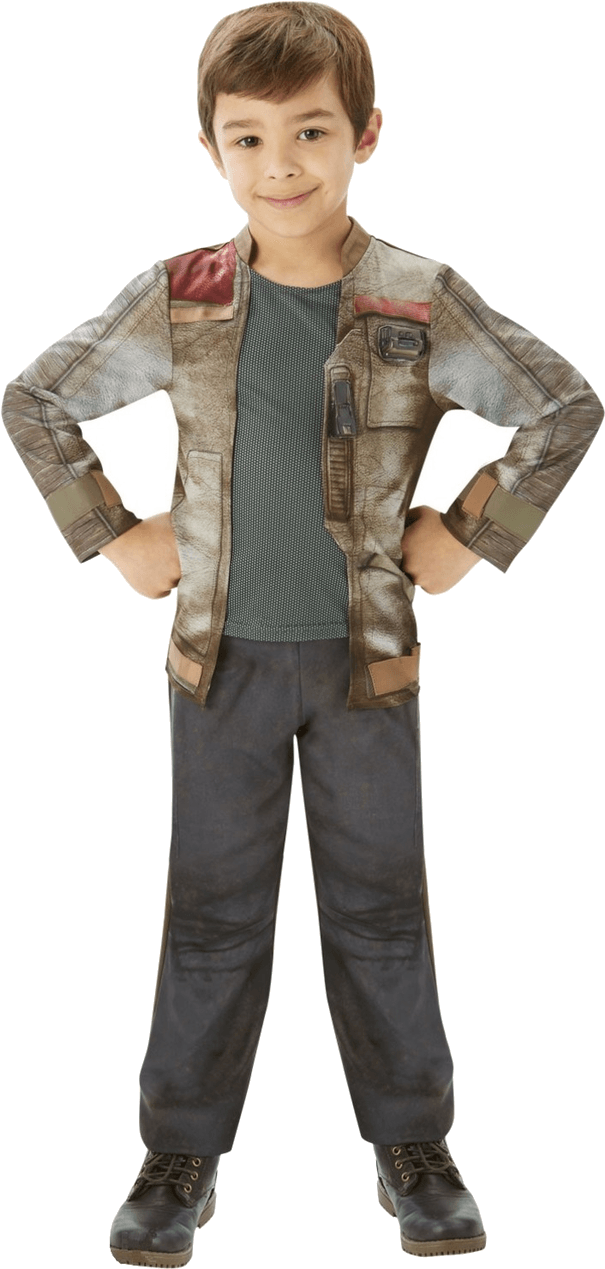 Star Wars Child Finn Deluxe Costume - Finn Costume Star Wars Clipart (800x1268), Png Download