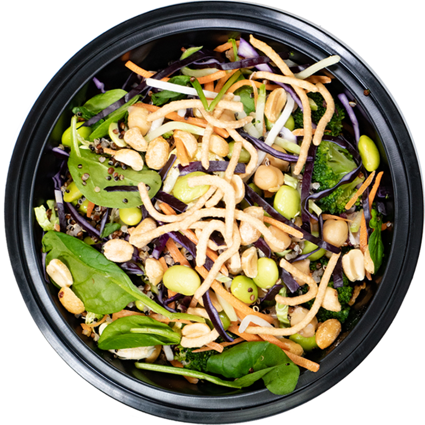 The Bruce Lee - Spinach Salad Clipart (891x868), Png Download