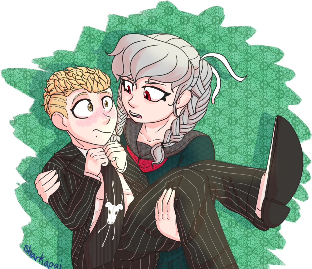 Mama Peko Carrying The Boss Baby - Cartoon Clipart (1280x1092), Png Download