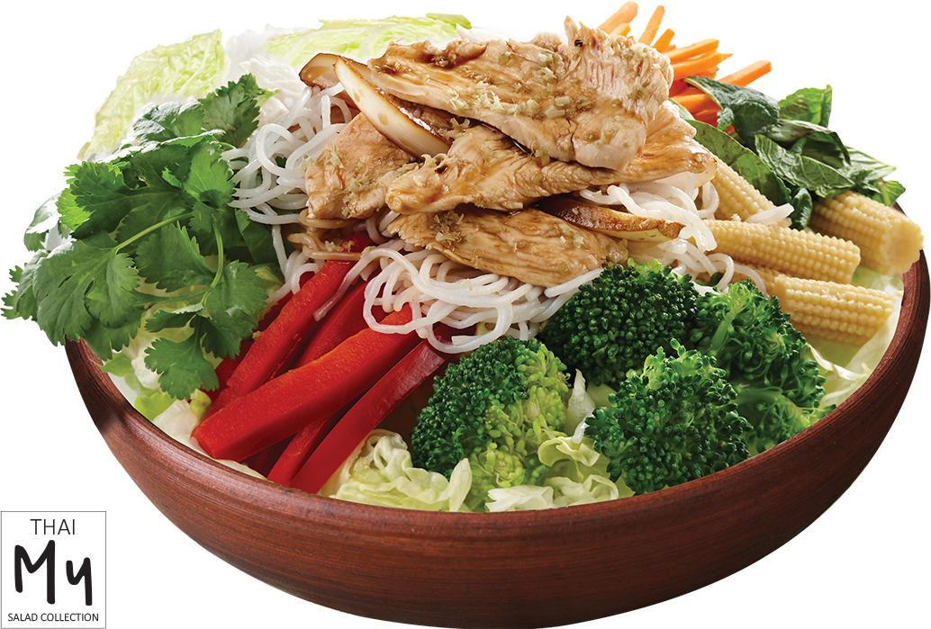 Thai My Salad - Thai Express Thai My Salad Clipart (1034x699), Png Download