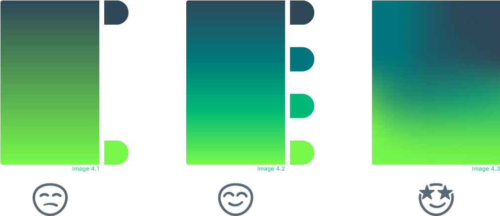 Gradient Fixing Hues - Green Gradient Palette Clipart (1200x520), Png Download