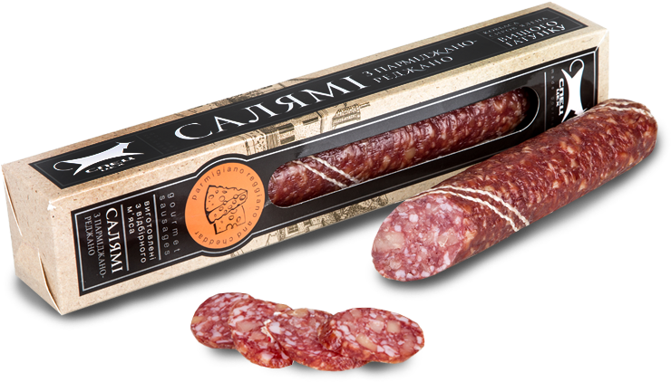 Dry Smoked Sausage High Grade - Cervelat Clipart (828x485), Png Download