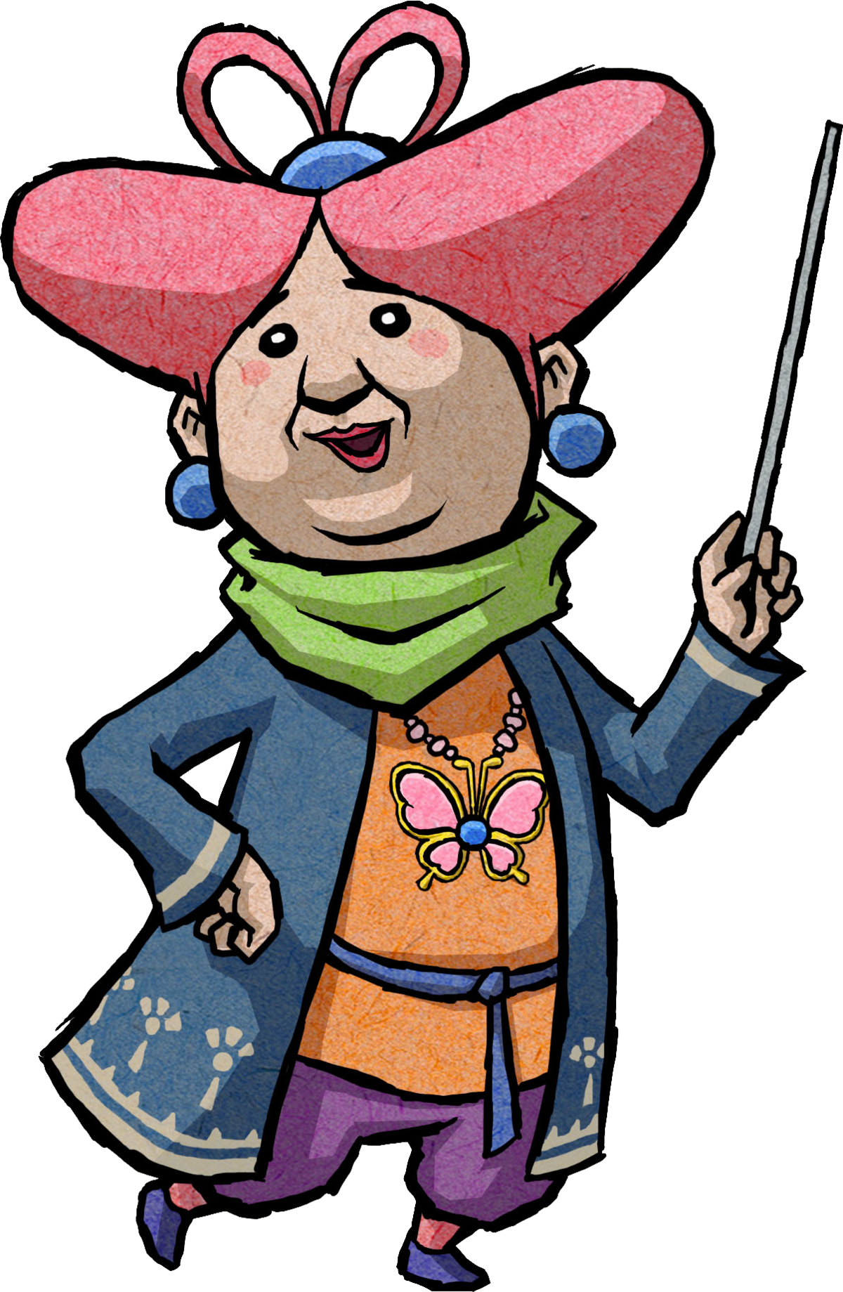 Zelda Wind Waker Mrs Marie Clipart (1200x1839), Png Download