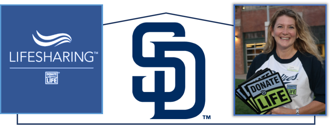 Join Us For 'donate Life Night' At The Padres July - Graphic Design Clipart (1060x402), Png Download
