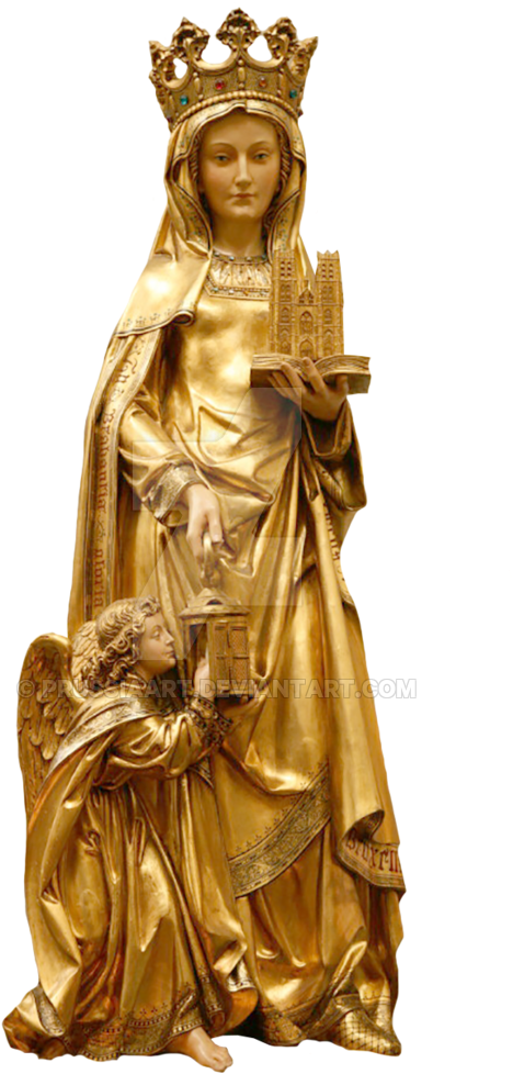Gold Statue Png - Golden Statue Transparent Png Clipart (900x1099), Png Download