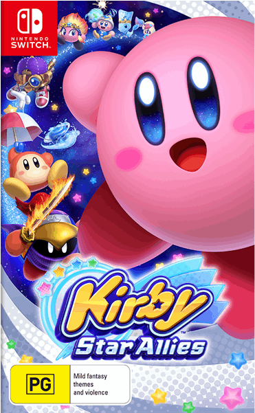 Kirby Star Allies Nintendo Switch Clipart - Large Size Png Image - PikPng