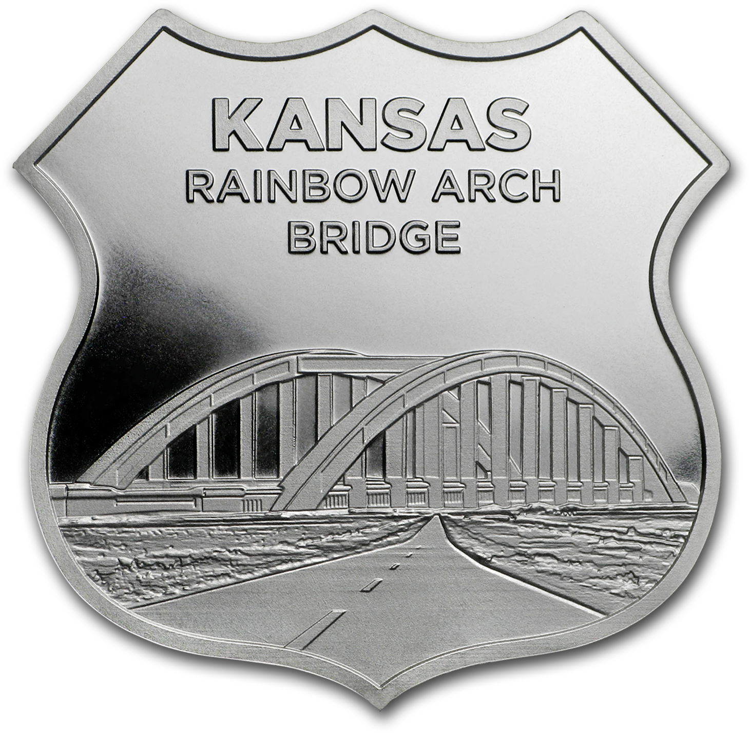 Buy 1 Oz Silver - Rainbow Bridge Clipart (1500x1500), Png Download