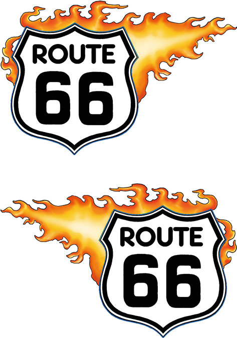 Route 66 Clipart (675x675), Png Download