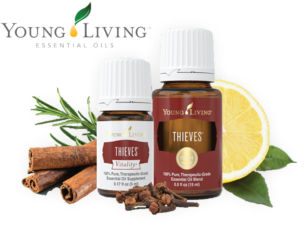 Image - Young Living All About Thieves Clipart (1018x743), Png Download