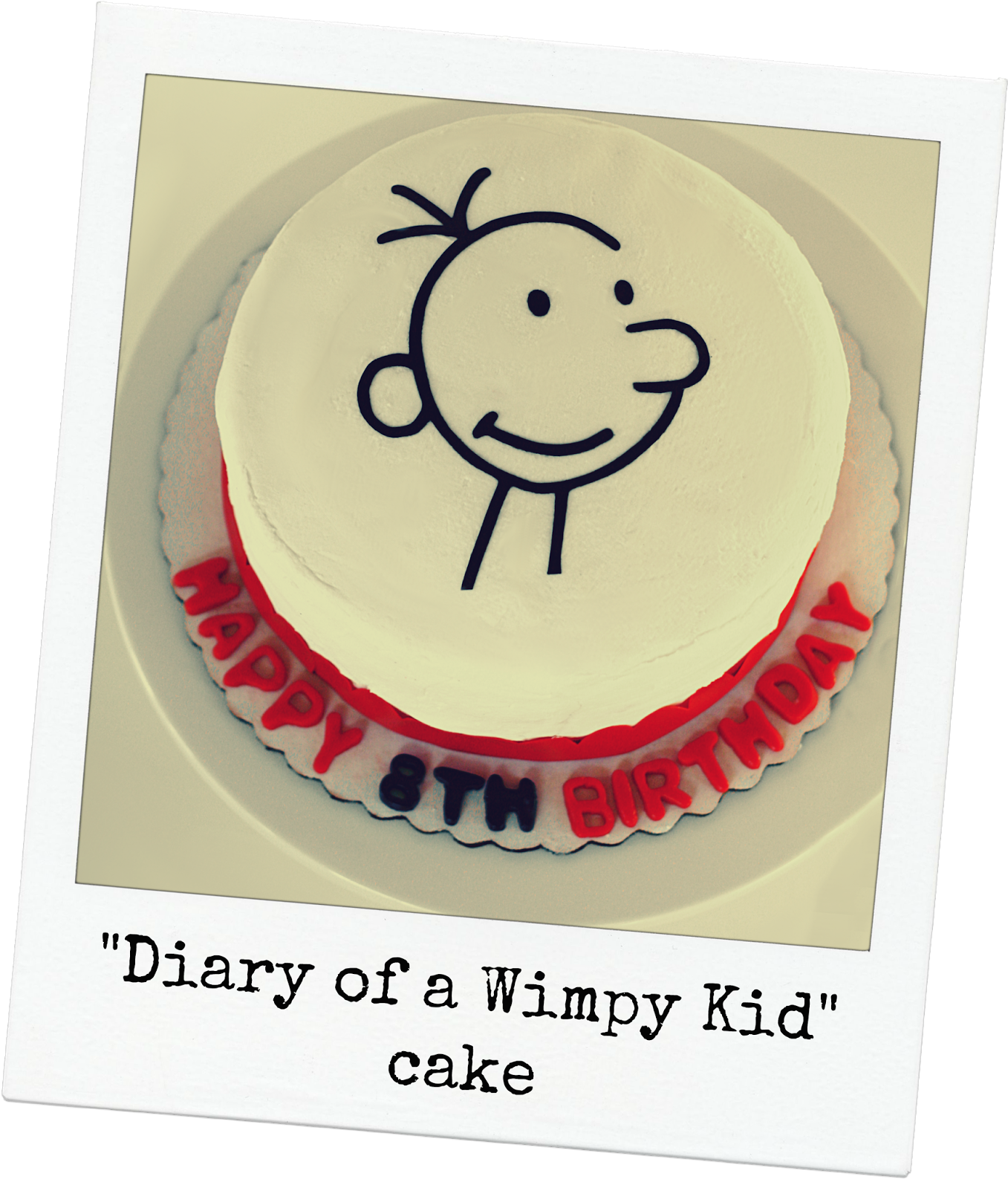 Diary Of A Wimpy Kid Cake - Diary Of A Wimpy Kid Cake Diy Clipart (1369x1600), Png Download