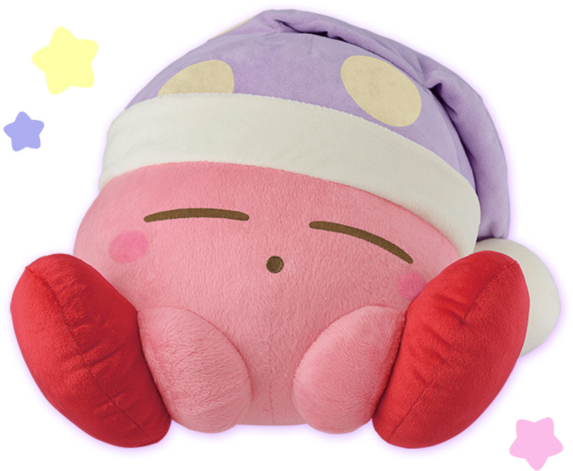 Sleeping Kirby Plush Prize B - Sleepy Kirby Plush Clipart (827x730), Png Download