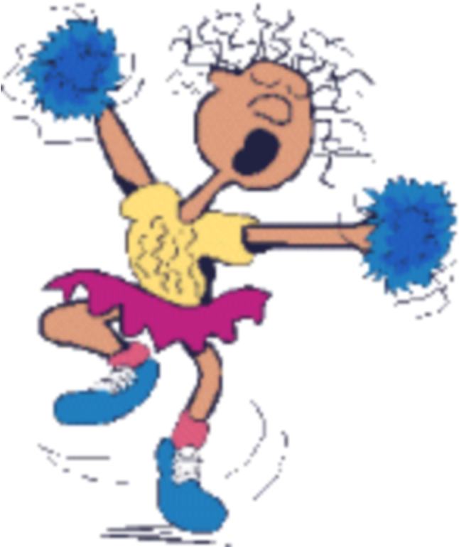 #ftestickers #sccheerleader #clipart #cheerleader #cute - Gif Hip Hip Hurray - Png Download (1024x1024), Png Download