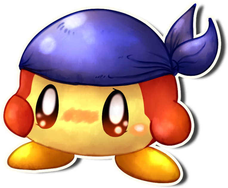Artworkjust A Happy Reminder Bandana Dee Is Playable - Bandana Waddle Dee Cute Clipart (942x848), Png Download