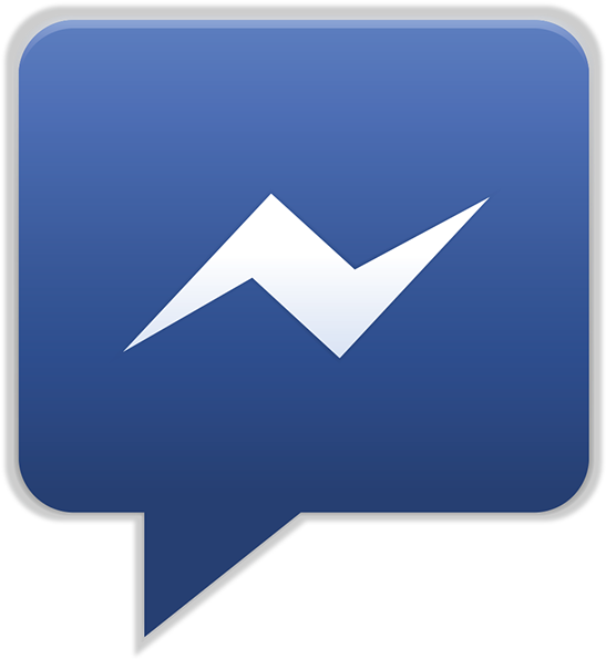 New Facebook Logo/icon April 2013 On Behance - Fb Message Logo Png Clipart (600x600), Png Download