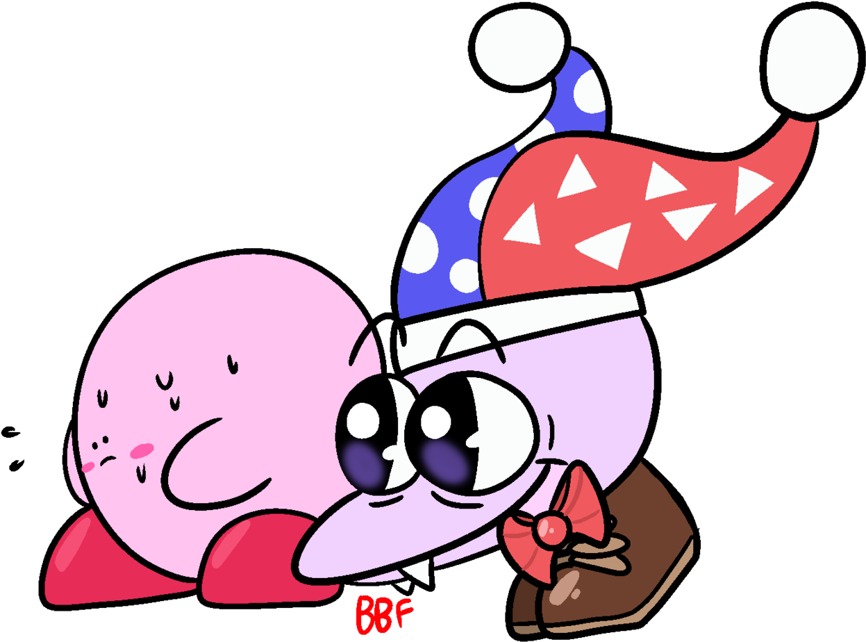 Kirby Marx Kirby Star Allies My Art Berrybluefox - Kirby Marx Face Clipart (1280x987), Png Download