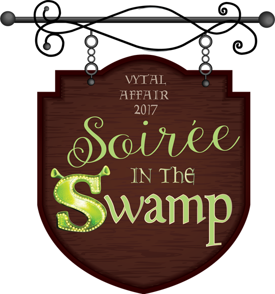 Vytal Logo On Sign - Shrek The Musical Clipart (555x594), Png Download