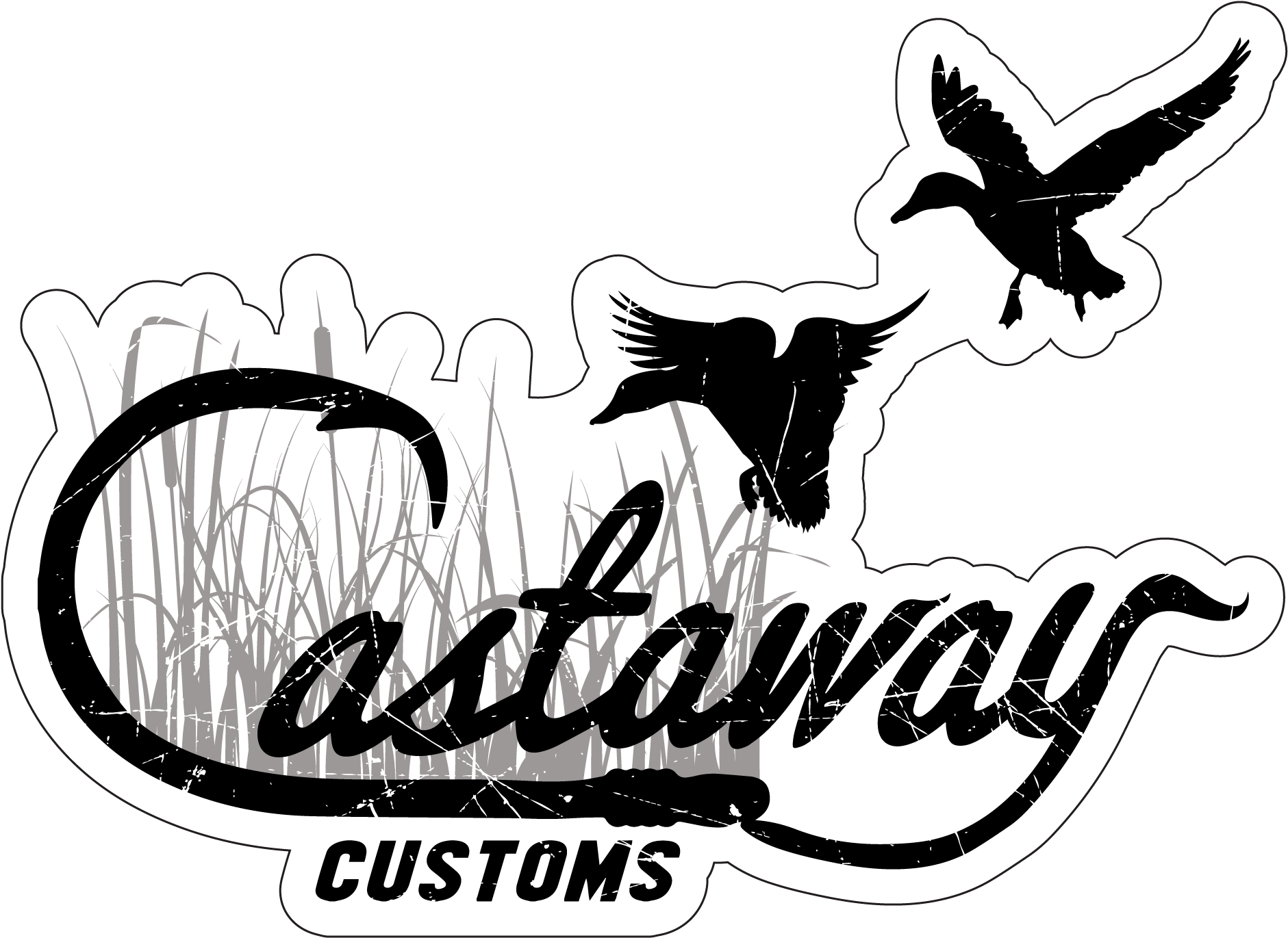 Duck Logo Decal - Logo Decals Clipart (2048x2048), Png Download