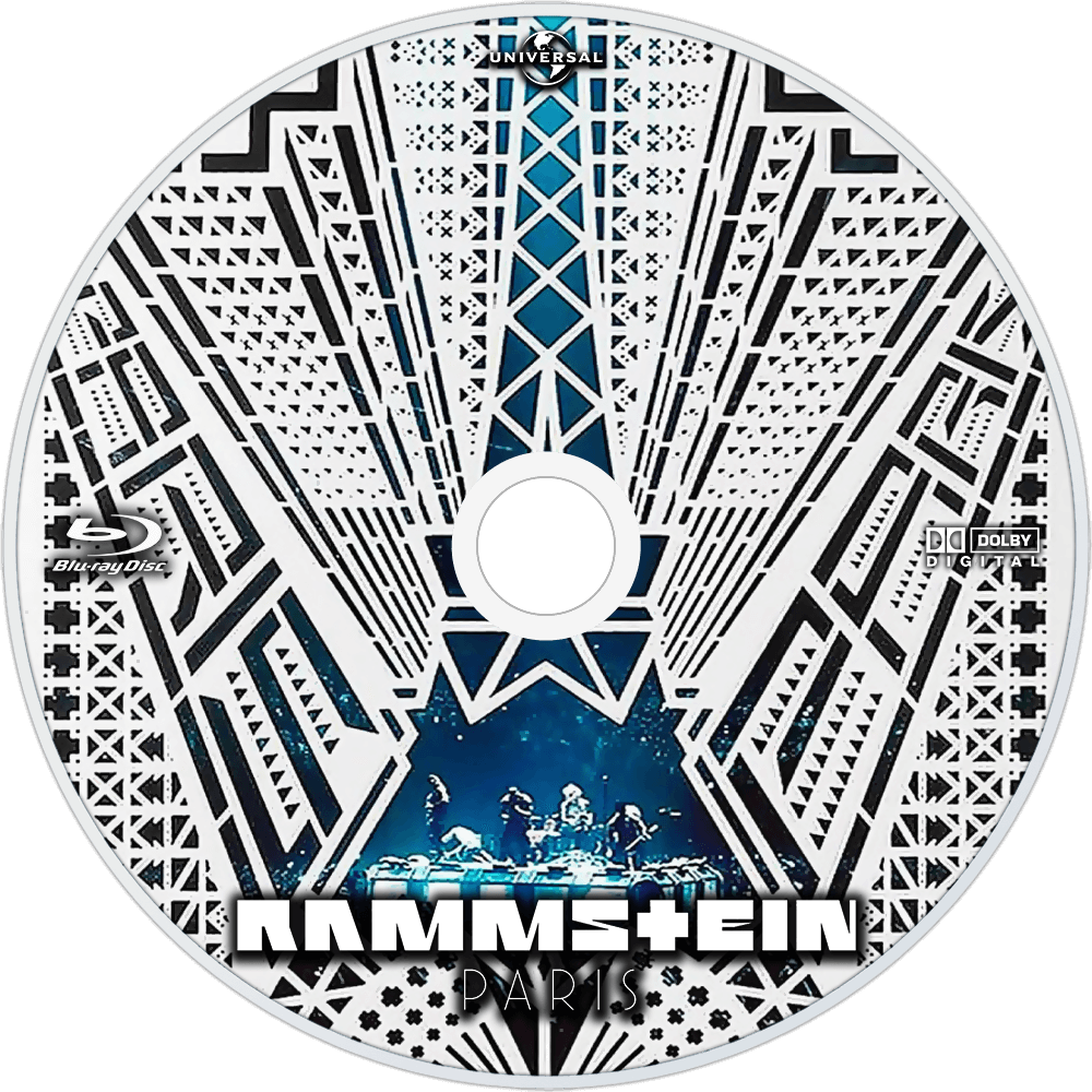 Paris Bluray Disc Image - Rammstein Paris Dvd Cover Clipart (1000x1000), Png Download