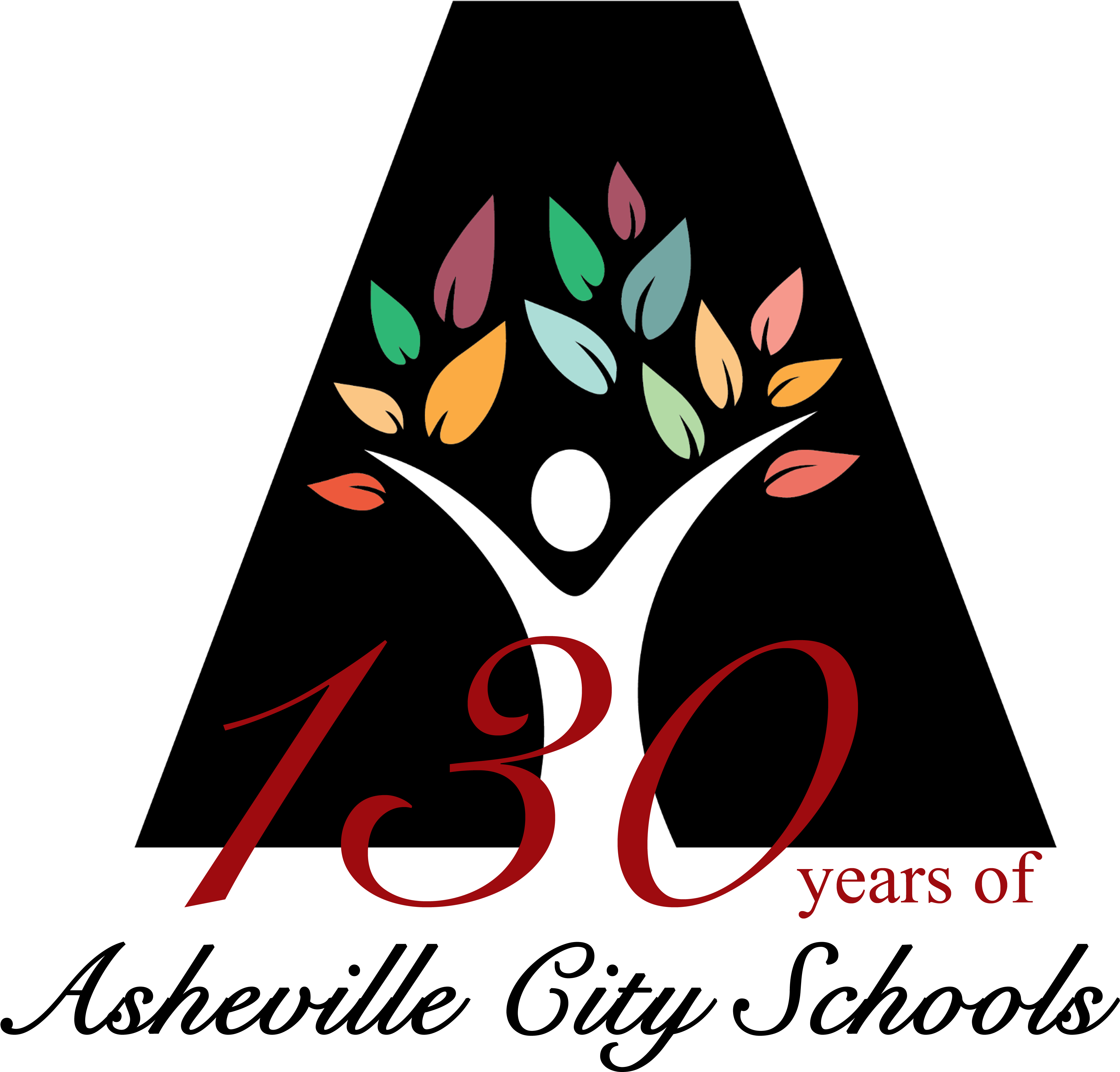 130 Years Of Acs Logo - Asheville City Schools Logo Clipart (4800x4224), Png Download