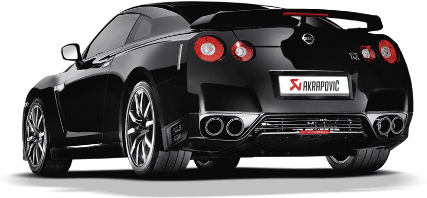 Akrapovic Slip On Line Exhaust 08 18 Nissan Gtr (m - Nissan Gt-r Clipart (1075x675), Png Download