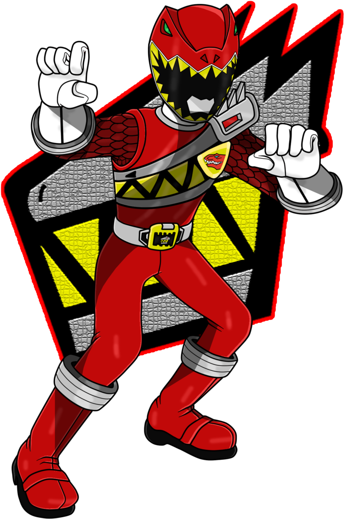 Ha Pasado Muchos Días Desde Que He Subido Un Dibujo - Power Rangers Dino Charge Colorear Clipart (731x1092), Png Download