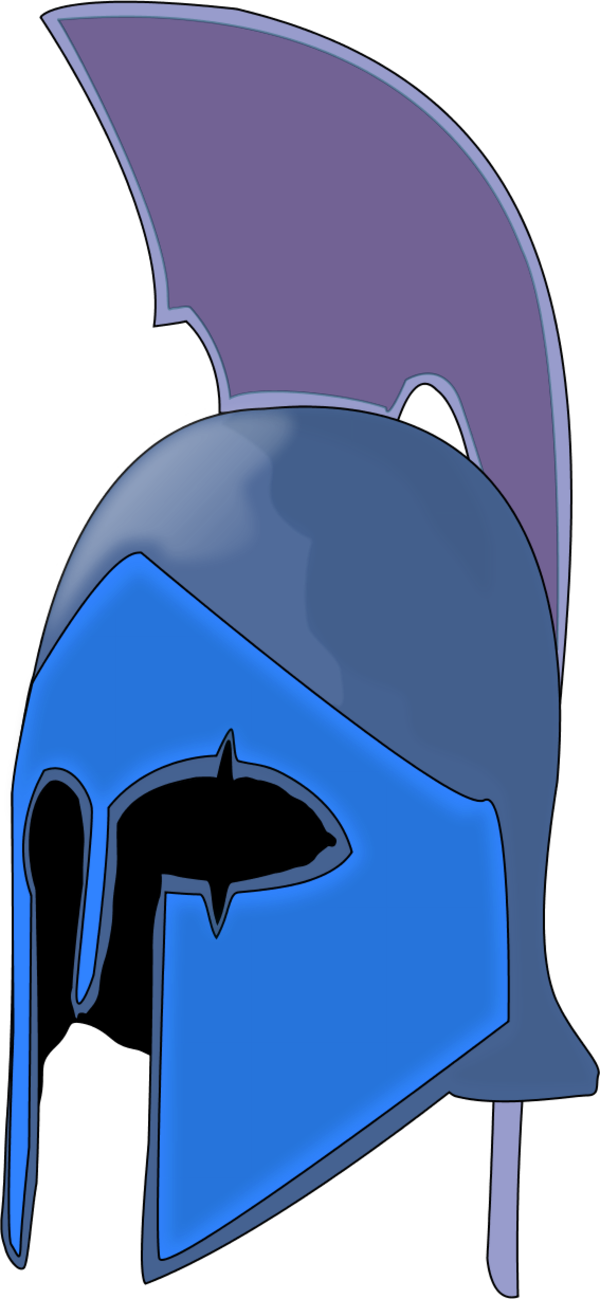 Vector Clip Art - Cartoon Hades Helm Of Darkness - Png Download (600x1299), Png Download