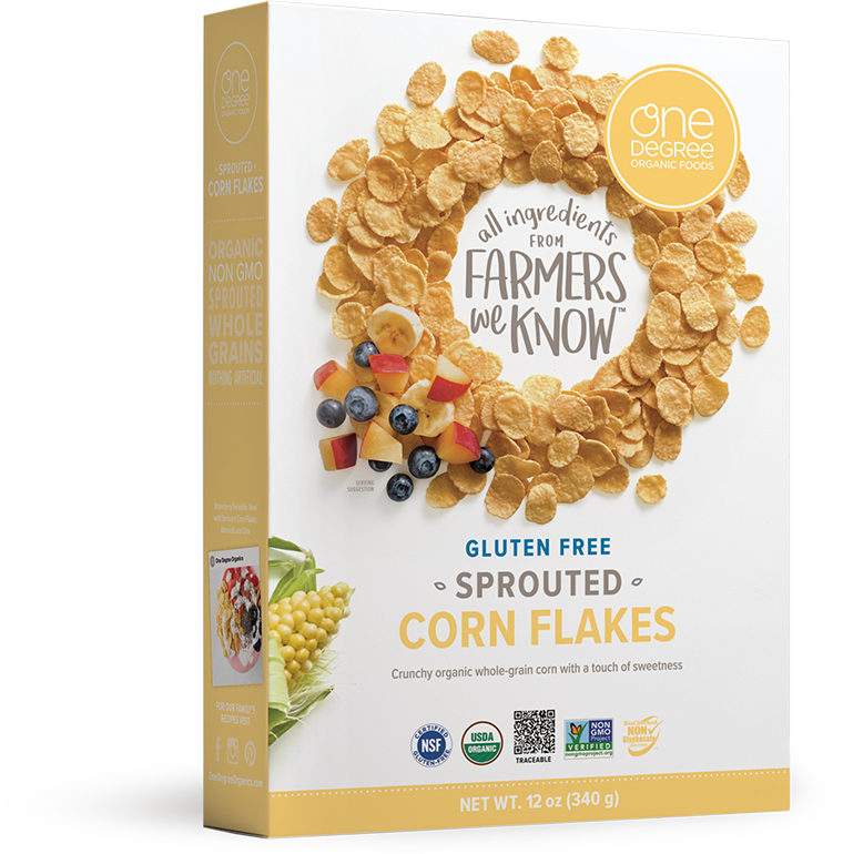 Sprouted Corn Flakes - Farmers We Know Cereal Clipart (760x770), Png Download