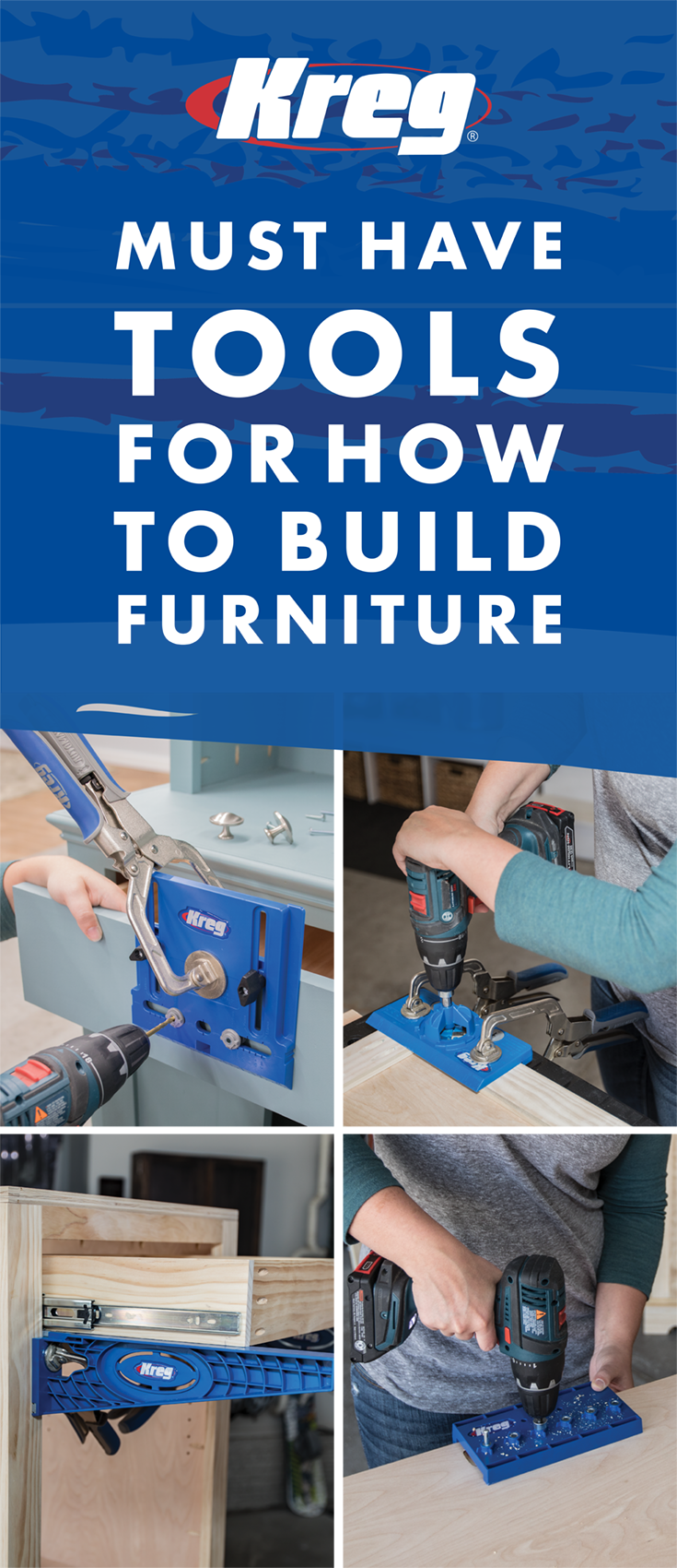 You Need These Four Tools To Build Your Own Furniture - Poster Clipart (735x1700), Png Download