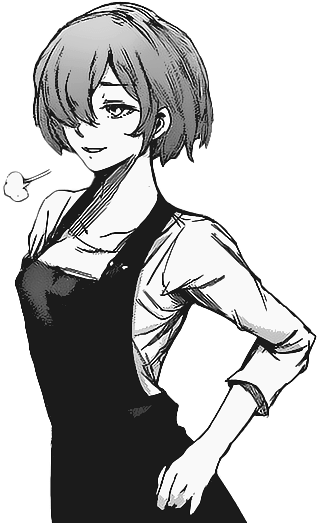 Touka Tokyo Ghoul Re Manga Clipart (540x632), Png Download