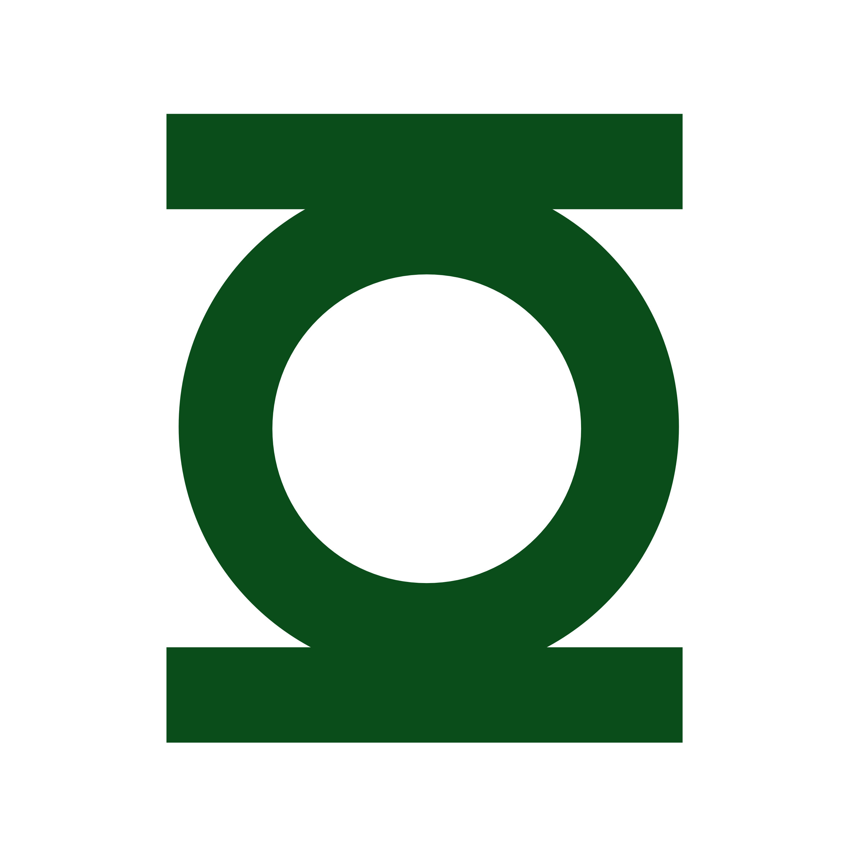 Green Lantern - Green Lantern Logo Black Clipart (3000x3000), Png Download