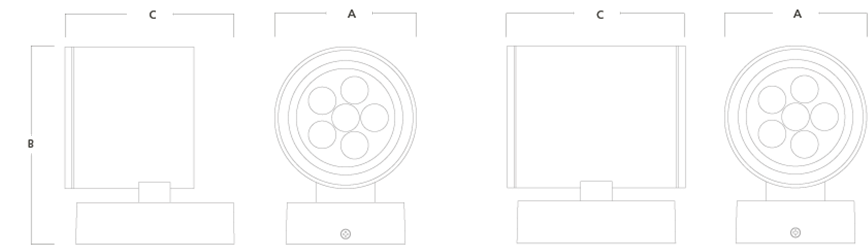 Slate High Output Wall Light Line Drawing - Technical Drawing Clipart (876x533), Png Download