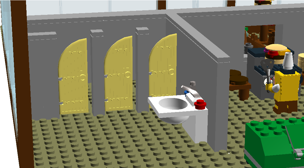 Lego Krusty Krab , Png Download - Door Clipart (1064x588), Png Download