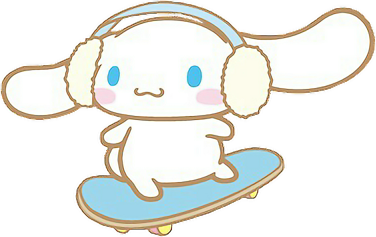 Cinnamoroll Sticker - Cartoon Clipart - Large Size Png Image - PikPng