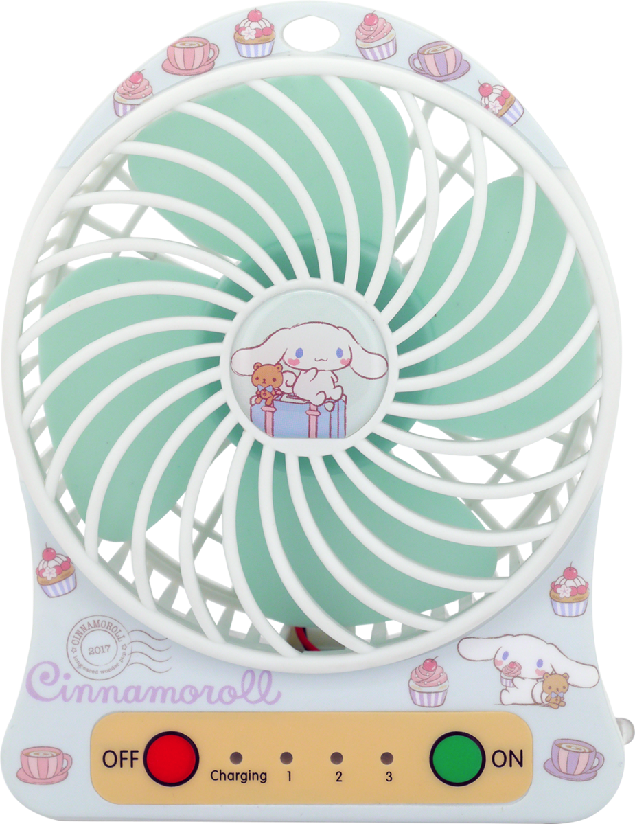 Cinnamoroll Portable Fan - Sanrio Portable Fan Clipart (925x1200), Png Download