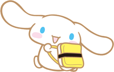 Cinnamoroll Sticker - Cartoon Clipart (480x305), Png Download