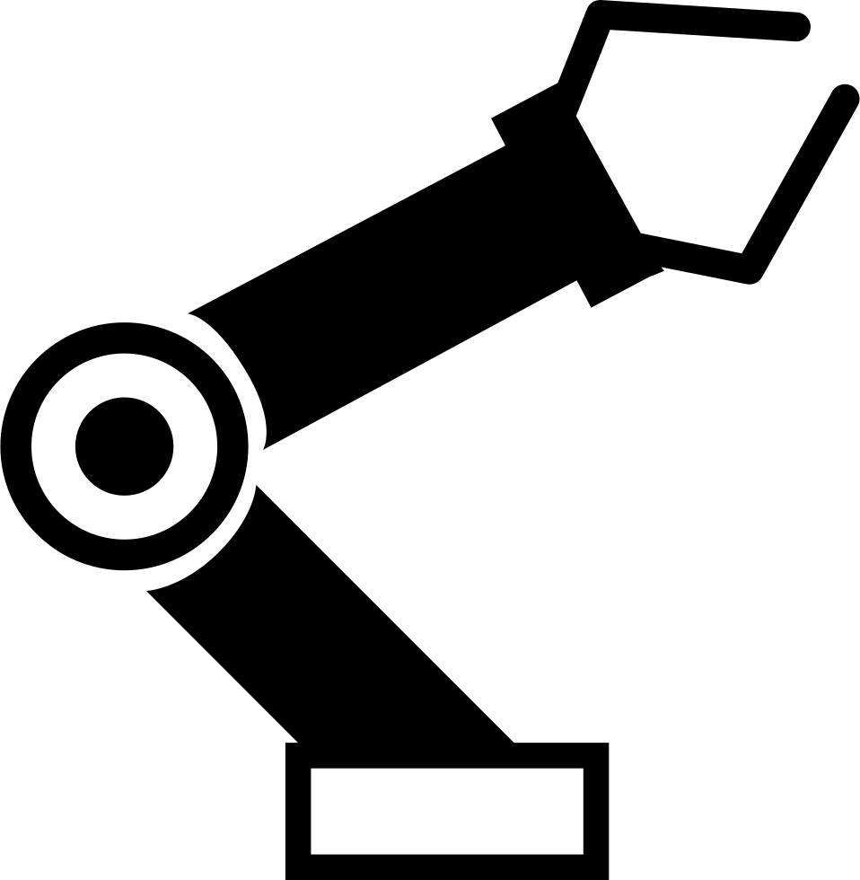 Robotic Arm - - Robot Arm Clipart - Png Download (958x980), Png Download