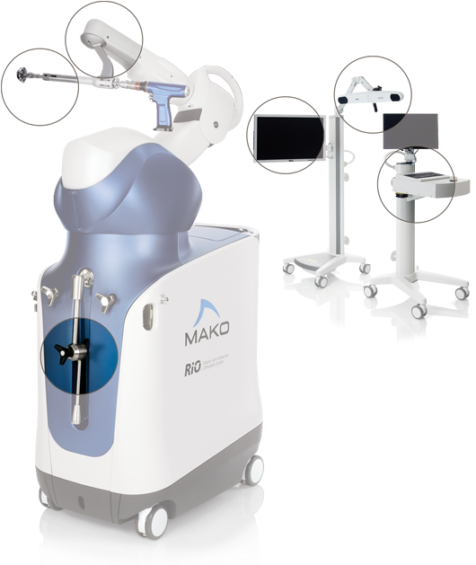 Robotic Arm - Mako Robotic Assisted Png Clipart (570x630), Png Download