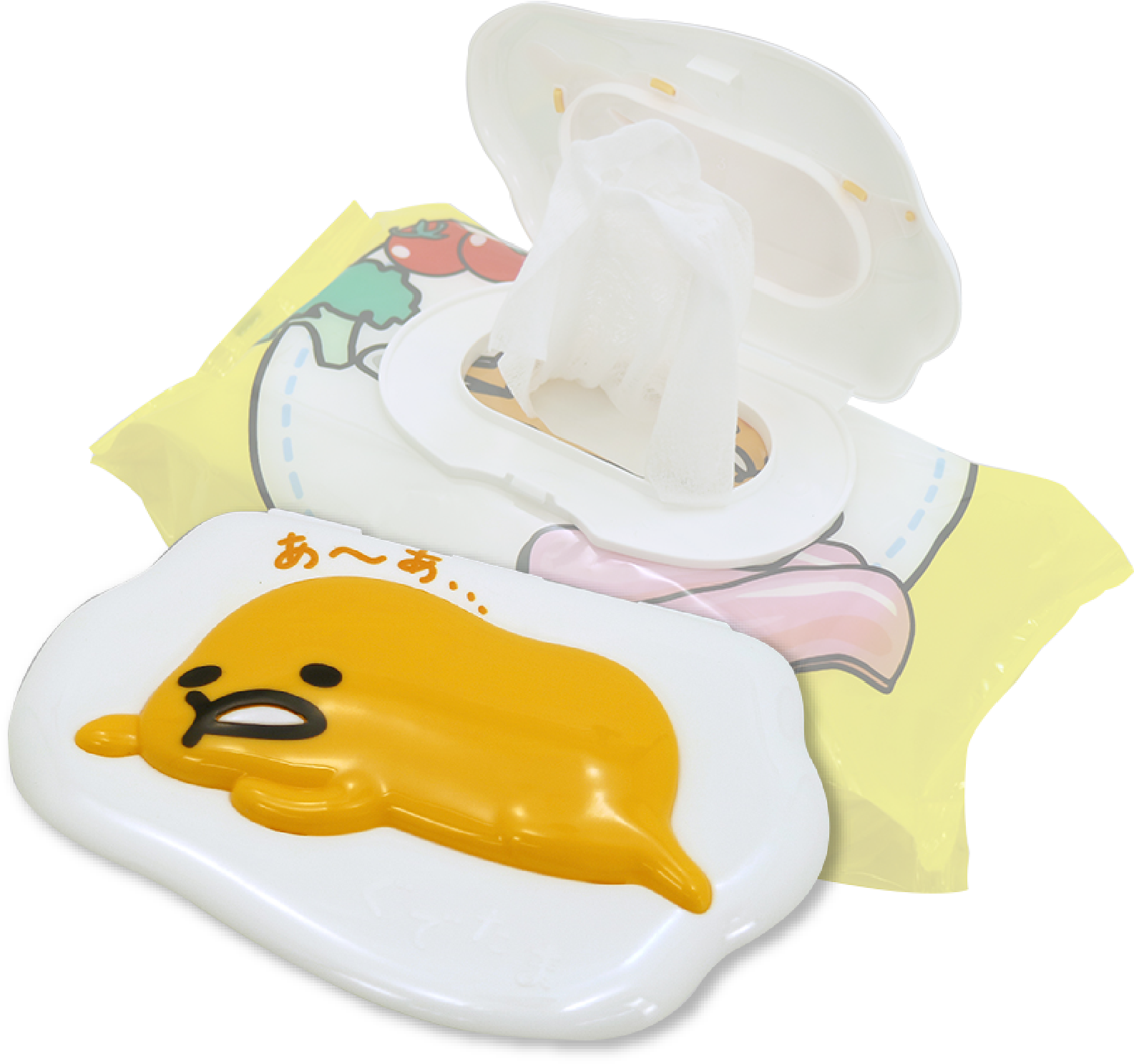 In A Nutshell - Lec Gudetama Wet Wipes Diecut Lid 1 Per Pack Clipart (1716x1546), Png Download