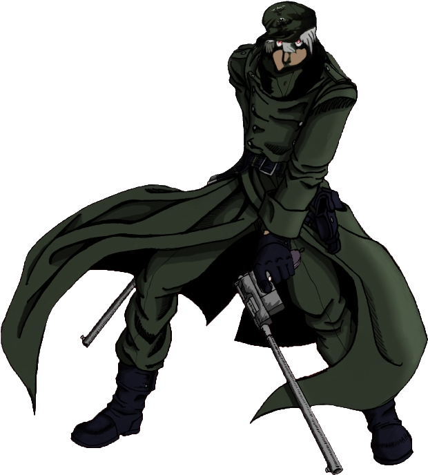 Image Result For Hellsing Ultimate The Captain - Hellsing The Captain Clipart (637x720), Png Download