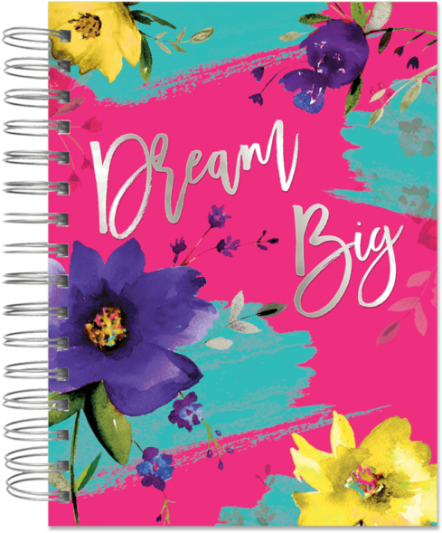 Punch Studio Lady Jayne E8 Spiral Bound Journal 6x8in - Flower Clipart (640x640), Png Download