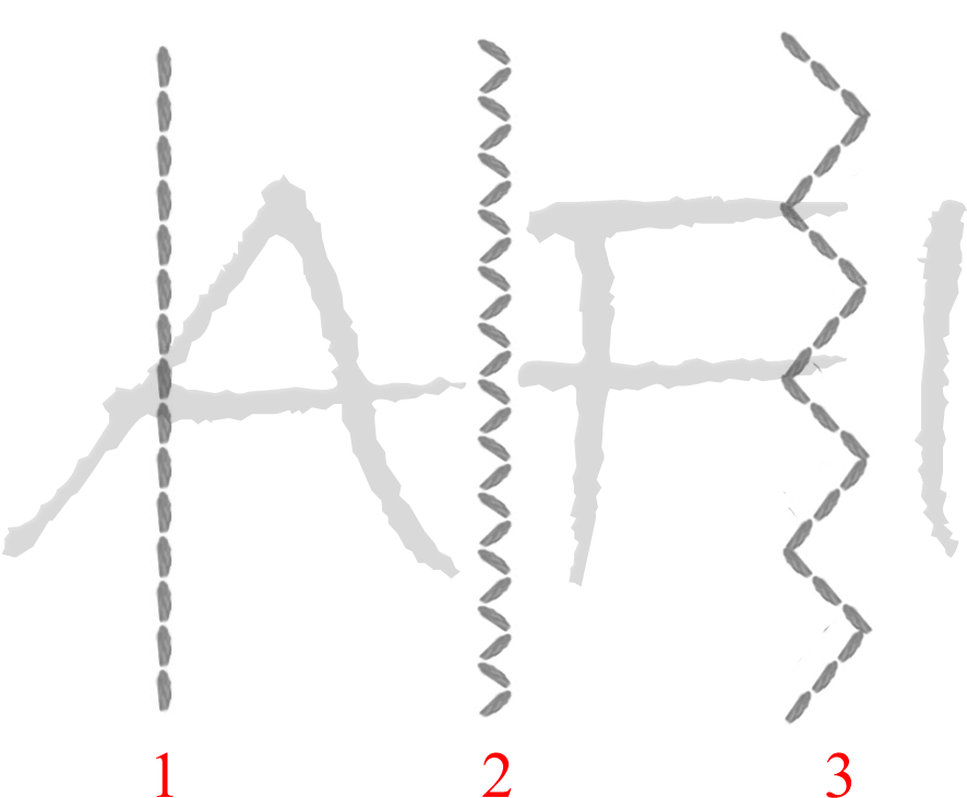And Very Important Sewing Machine Stitches - Plot Clipart (1024x780), Png Download