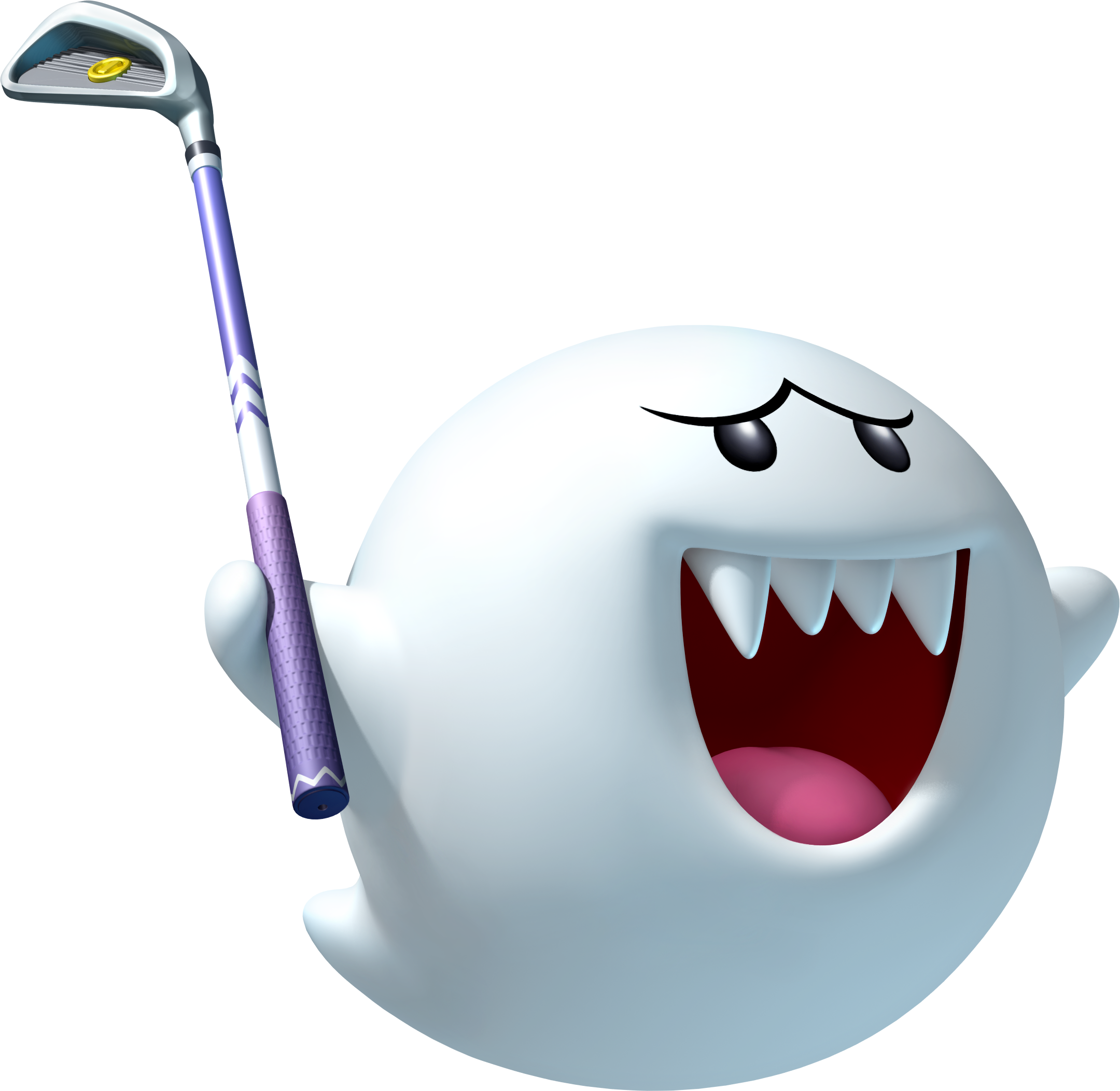 Mario Golf World Tour Boo Clipart (2160x2105), Png Download