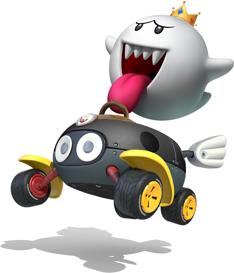 Mario Kart Wii King Boo Quotes - Mario Kart 8 Baby Characters Clipart (751x876), Png Download
