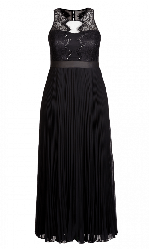 Shop Women's Plus Size Women's Plus Size Vanity Maxi - Little Black Dress Clipart (480x800), Png Download